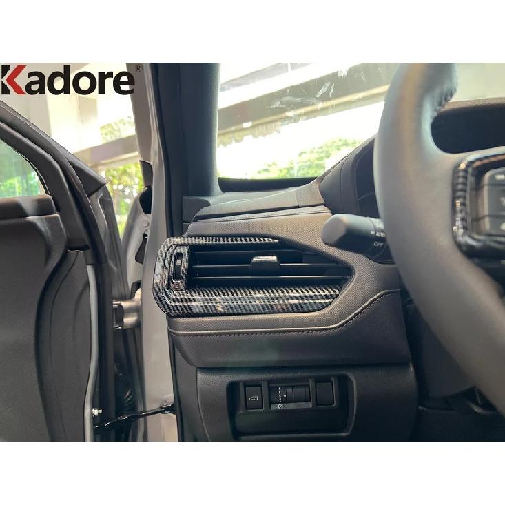 Для Subaru Forester 2025 2026 Накладка на вентиляционное отверстие передней боковой панели кондиционера из углеродного волокна Декоративные элементы интерьера Аксессуары