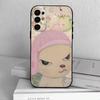 Арт-игрушка Y-Yoshitomo -N-Nara Чехол для телефона Samsung S25,S24,S21,S22,S23,S30,Ultra,S20,Plus,Fe, Мягкий силиконовый черный чехол