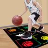 Баскетбольный тренировочный коврик Нескользящий Звукоизоляционный материал Дети Подростки Тренировка контроля мяча в помещении Дриблинг Толстый