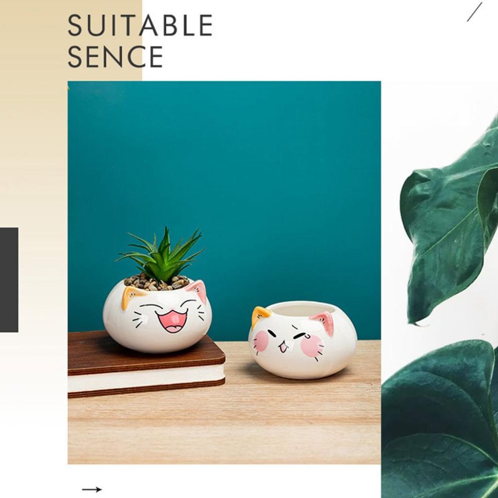 Кашпо Орнамент Настольный Декор Ручной Работы Суккулент Горшечное Растение Цветочный Горшок Садовые Принадлежности Аксессуары для Бонсай