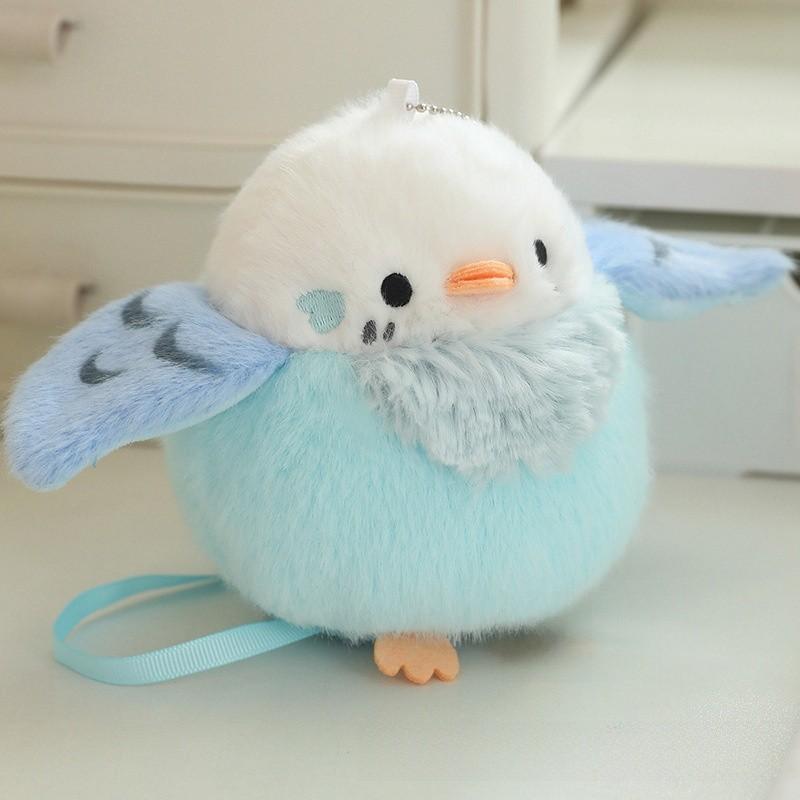 Crow Kingfisher Parrot Cute Bird Plush Toy Magnet Shoulder Play Home Decor Doll
