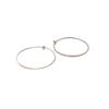 K10 Cut Round Wire Hoop Earrings Yellow Gold 00 [Kokoshnik] (large) (100)