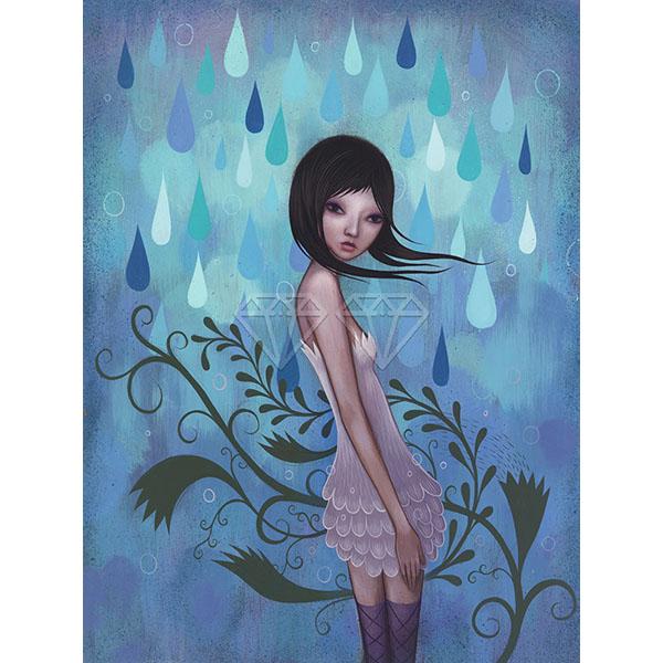 5D DIY Алмазная картина Набор Свежий комикс Красота Искусство Алмазная вышивка Стразы Украшения для дома