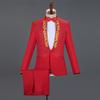 Cloth007Винтажный мужской костюм из 2 предметов, модный клетчатый приталенный пиджак + брюки, деловой костюм для свадебной вечеринки