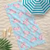 Pink A-Axolotl Cute Cartoon Towel Towel beach towel, quick drying absorbent bath towel for Swim,Gym,Camping,Outdoor hot