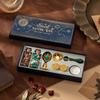 Wax Seal Stamp Kit with 3pcs Seal Stamp and Bottle of Wax Beads SpoonCandle for Christmas Vintage
