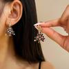 Alloy Christmas Drop Earrings Pendant Ear Studs New Xmas Tree Earrings  Women
