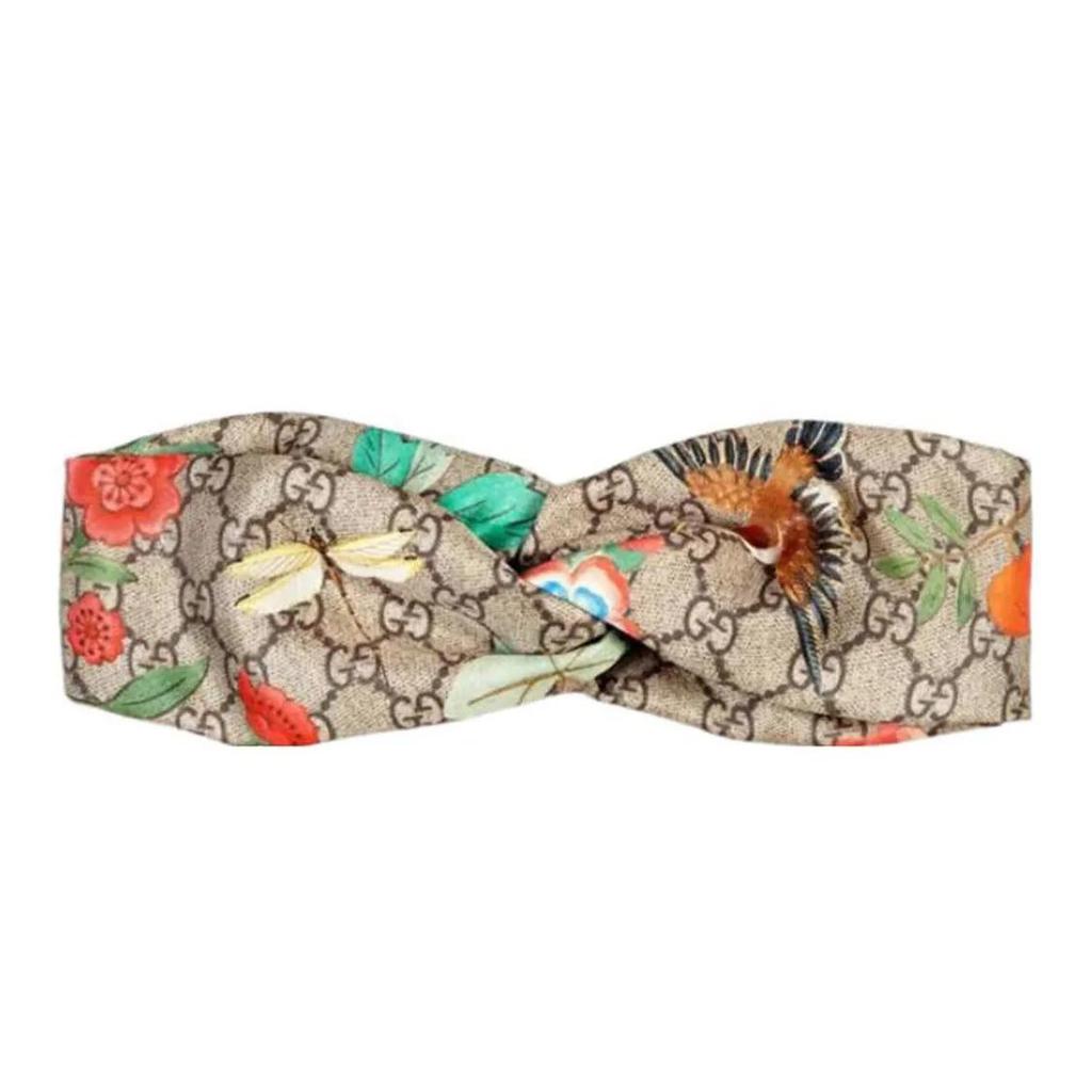 GUCCI Silk Hair Bands Women's Beige (Unisex) Hair Bands 4269753G0403265