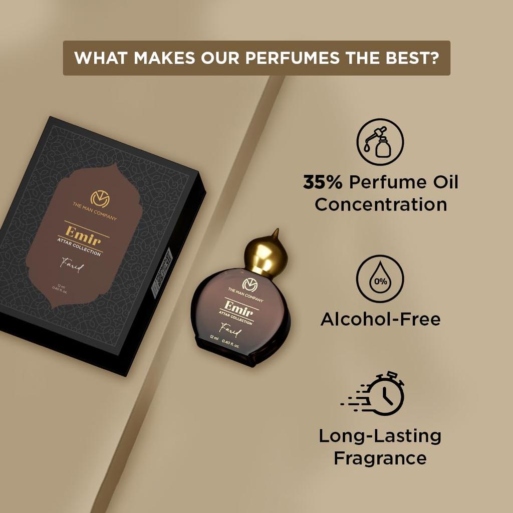 The Man Company 100% безалкогольные аттарные духи для мужчин Коллекция Фарида Эмира