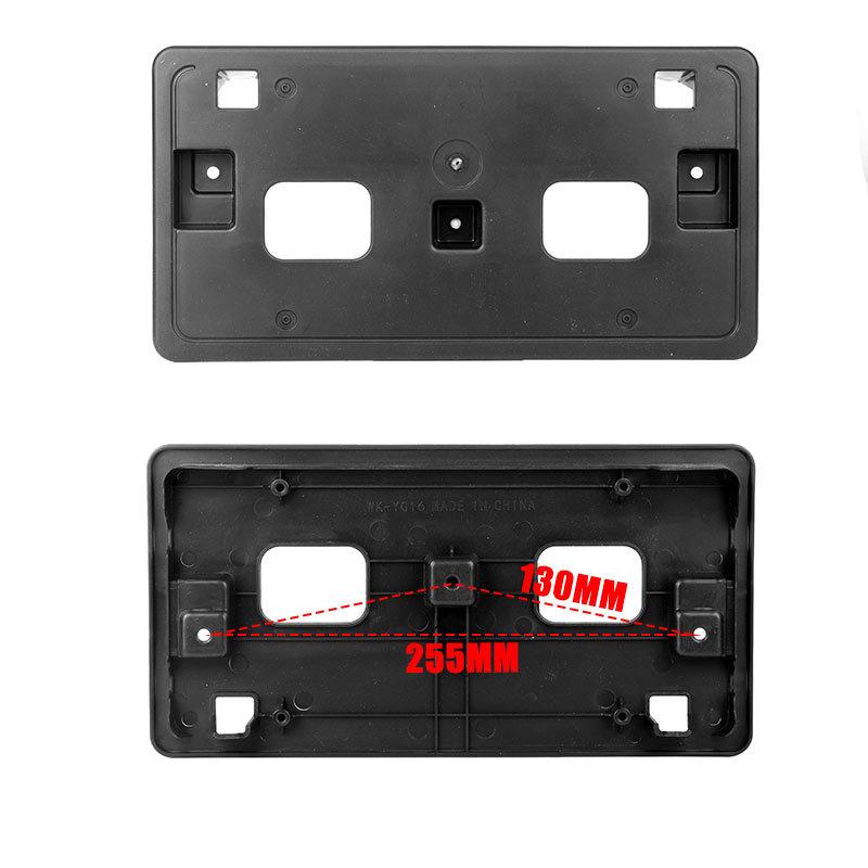 Car Front Bumper License Plate Holder Frame Black License Plate Bracket Frame For Honda Accord 4Dr Hybrid 2018- US Model