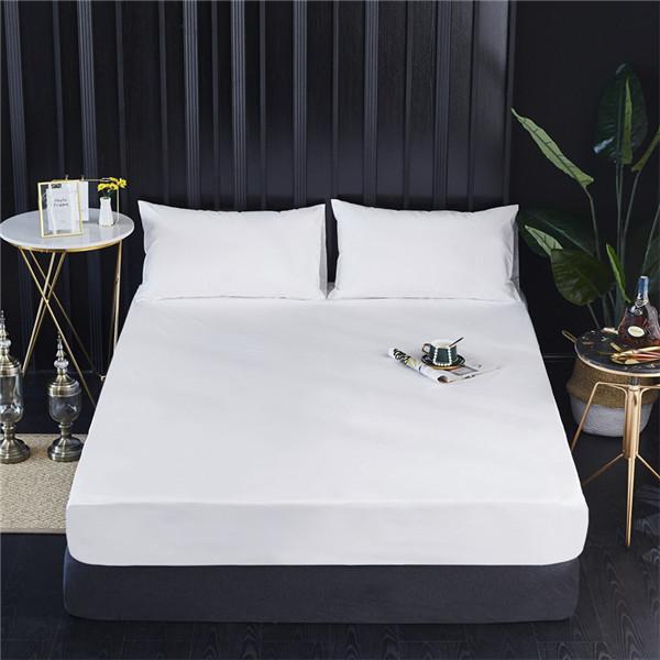 Super Waterproof Bed Fitted Sheet Bedcover Home Bed Cover Mattress Covers With Elastic For Single Double Bed No Pillowcases