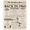 Stuff4 51st Birthday Poster Unframed - Born In 1975 Newspaper - Happy 51 Birthday for Men Women Retro Vintage Gifts Back In 1975, 8x10 Inch Bday
