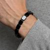 Stylish Hematite Bracelet for Men - Masculine Wrist Jewelry for Work, Travel & Meditation - Perfect Gift for Husband Boyfriend