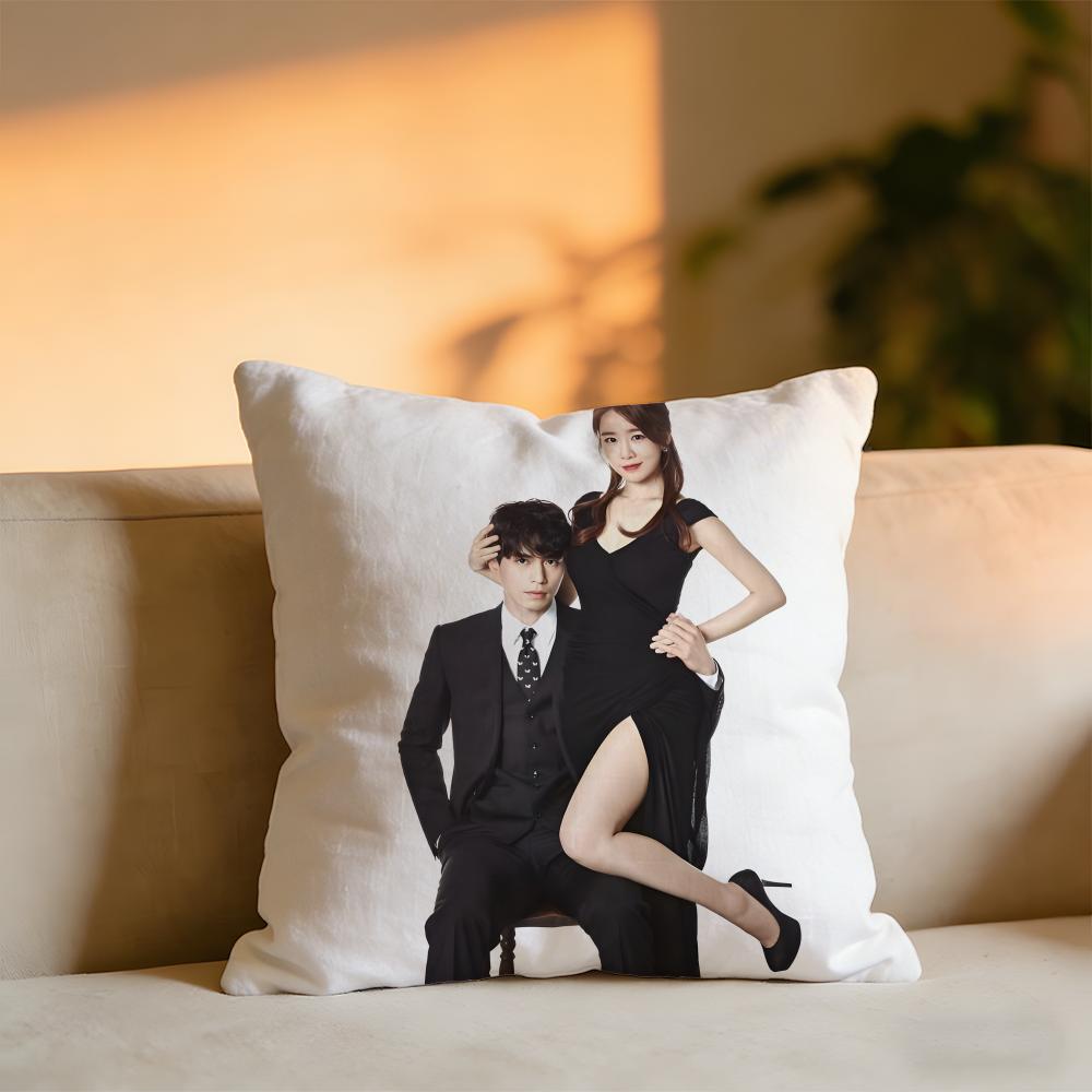 Touch Your Heart Cushion Cover Cozy Velvet Throw PillowSoft Warm Cushion For Sofa Bed