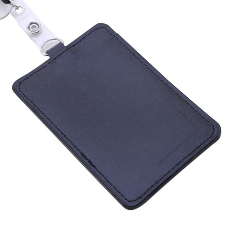 Практичный держатель для удостоверения личности, держатель для карты, кошелек из искусственной кожи, держатель для удостоверения личности, пряжка для значка