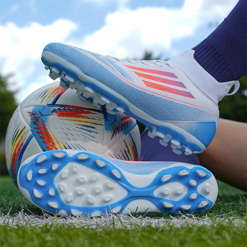 Новые футбольные бутсы к Чемпионату мира мужские высокие TF шипы FG длинные шипы студенческие соревновательные тренировочные бутсы 2025