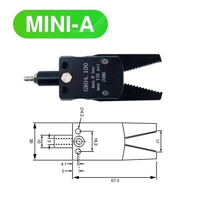 Манипулятор Мини-захват MiniA GR04 100 J1060 Зажим для сопла STAR Маленький захват J108