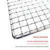 ZISIZ Stainless Steel Rectangular BBQ Grill Net (2 Pack)