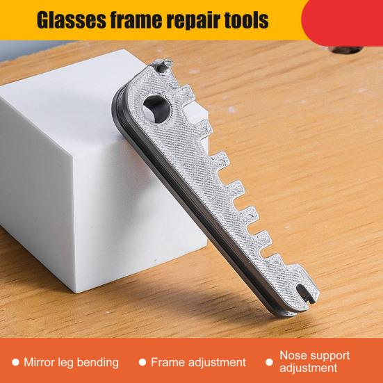 Yousheng Eyeglass Curvature Adjuster Glasses Temple Arm Bender Nose Pads Adjuster Sunglasses Frame Adjuster Professional Optician Tool for DIY Glasses