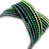 [L1573] - Green 'Sissi' Designer Bracelet (2 Turns)