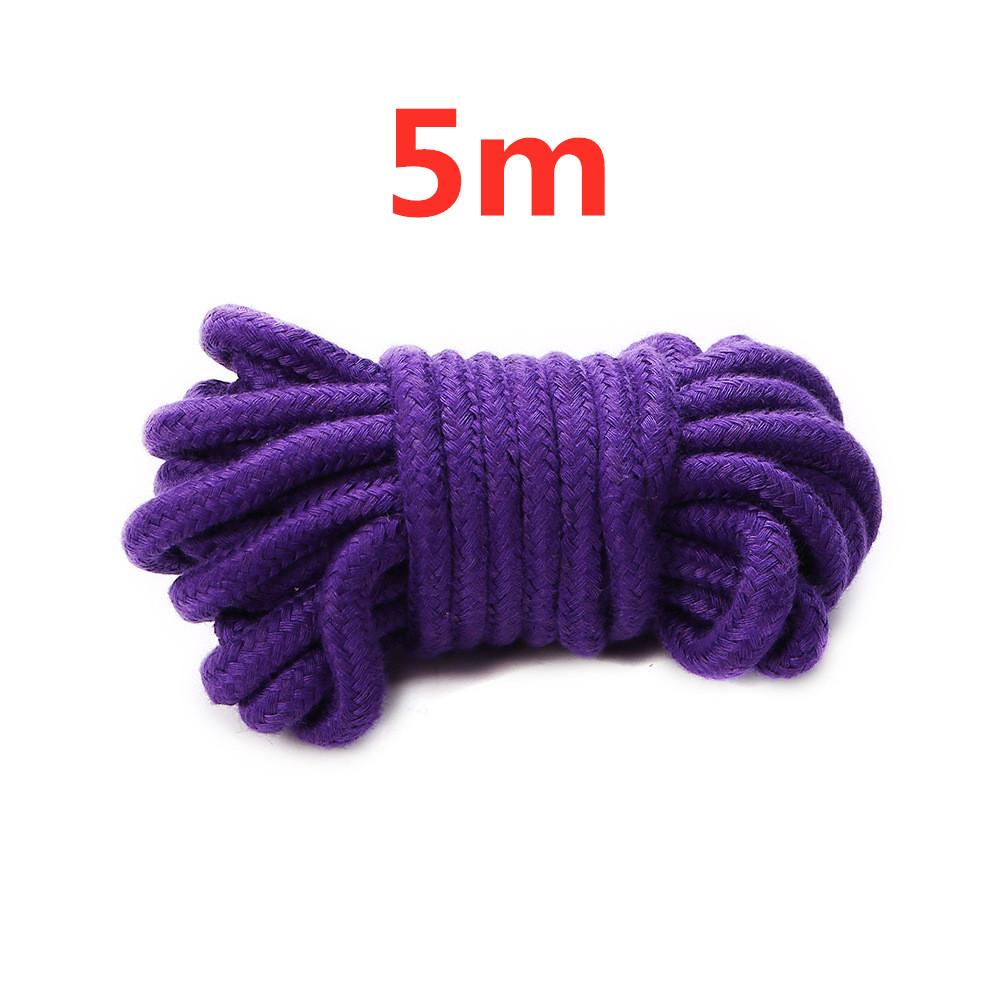 5 м/10 м секс-рабыня, веревка для бондажа, толстая хлопковая сдержанность, эротические игрушки для ролевых игр, мягкая хлопковая веревка для пар, игры для взрослых