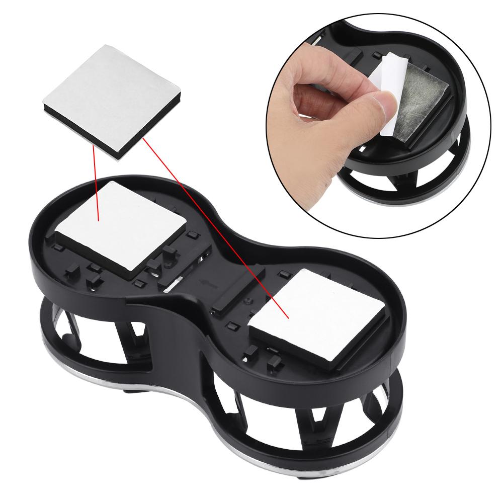 Car-styling Glasses Phone Organizer Car Mounted Glass Rack Tea Cup Stand Bracket Car Cup Holder Dual Drinking Bottle Holder