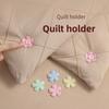 The Quilt Fastener Is A Needle-free, Invisible, Soft Silicone, Anti-slip, Scratch-free and Anti-running Quilt Buckle Wonder