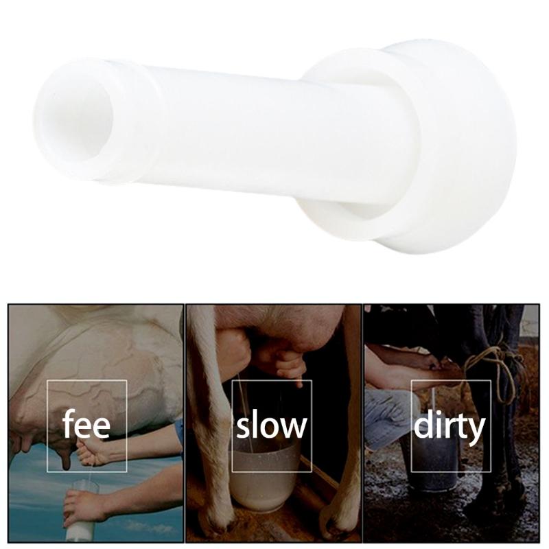 Soft Silicone Milking Liners for Cow Milking Machine Easy Installation and Gentle on Suction for Dairy Farm Use 2Pcs