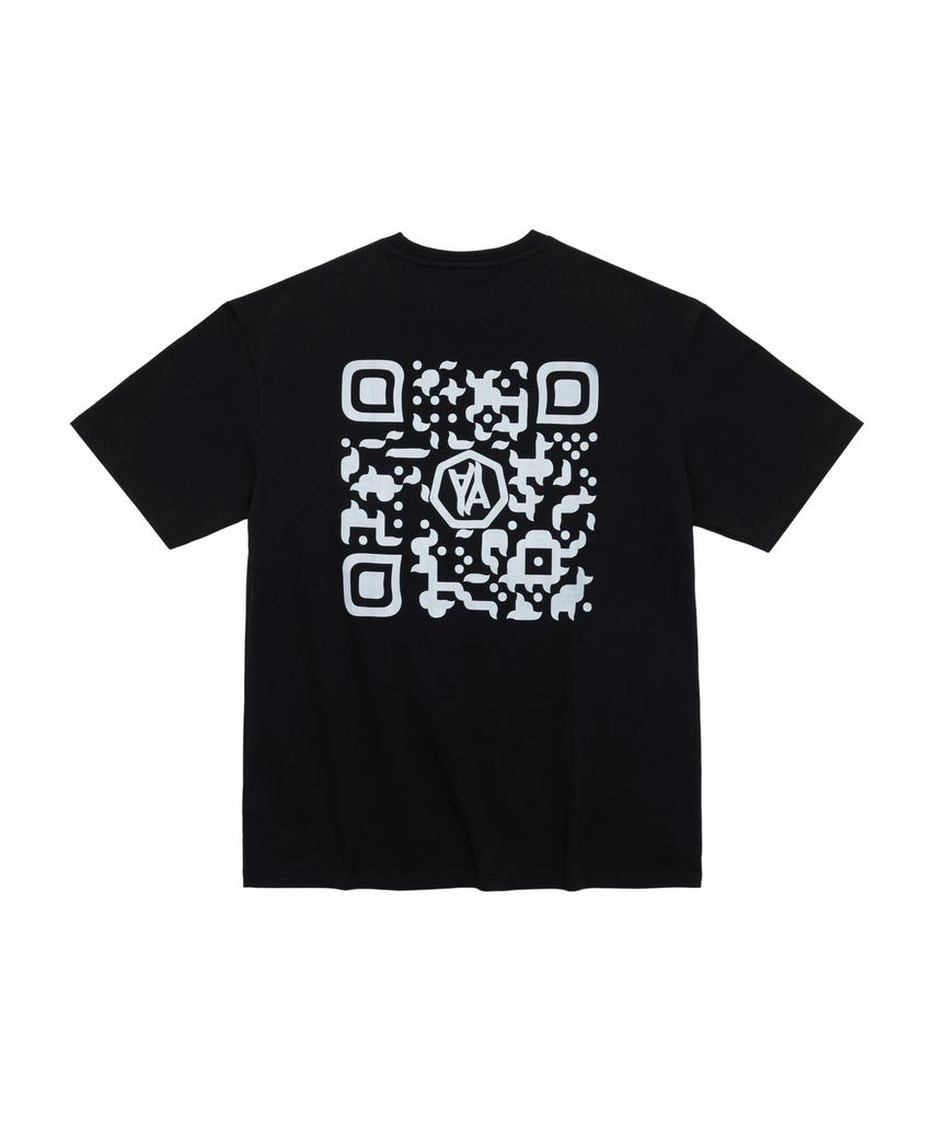 Футболка с QR-кодом Yunae (черный)