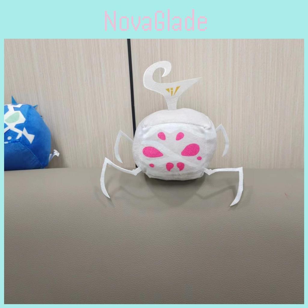 Новая плюшевая игрушка в виде плода дьявола, кукла-коробка, игровая периферия Blox Fruits, короткий плюш, мультяшное животное, ПП хлопок, синяя коробка для льда