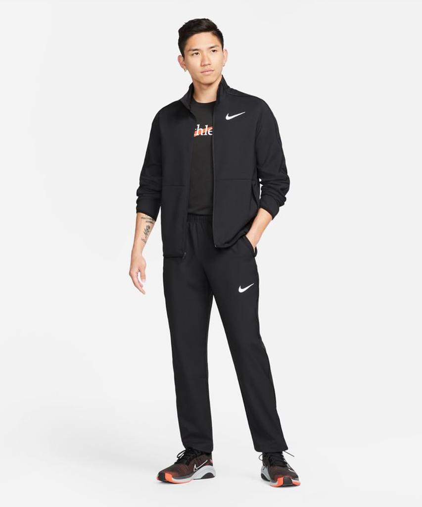 Nike Тканая куртка и брюки Размер для и спортзала Мужской набор Dri-Fit, L, Черный, DM6620/DM6627, Тренировка, Фитнес,