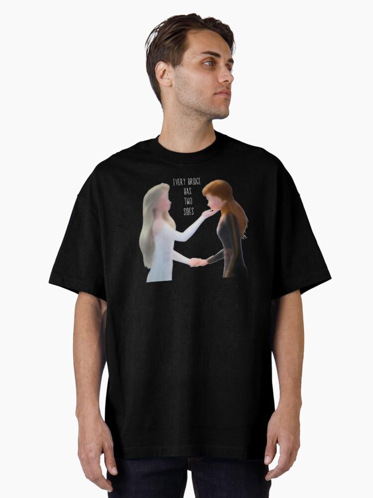 Frozen Two Sides Oversized T-Shirt