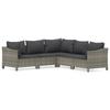 VidaXL Garden Lounge Set with Cushions 5 Pcs, Patio Furniture Set, Outdoor Furniture, Patio Sofa, Modern, 3187279