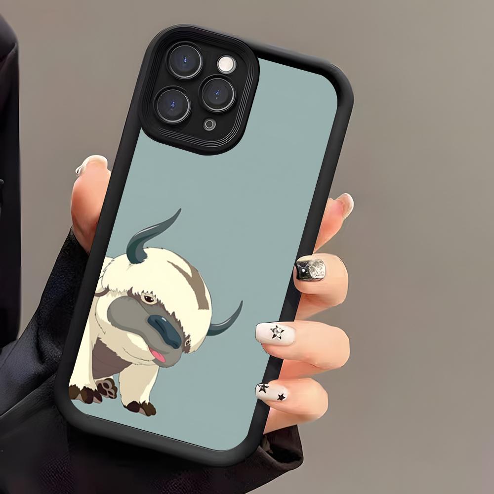Чехол для телефона A-Avatar Аппа Ип Ип для IPhone 17 Air 16 E 15 14 Plus 13 12 11 Pro Max Черный Небесный Глаз Ступенчатый Защитный Чехол