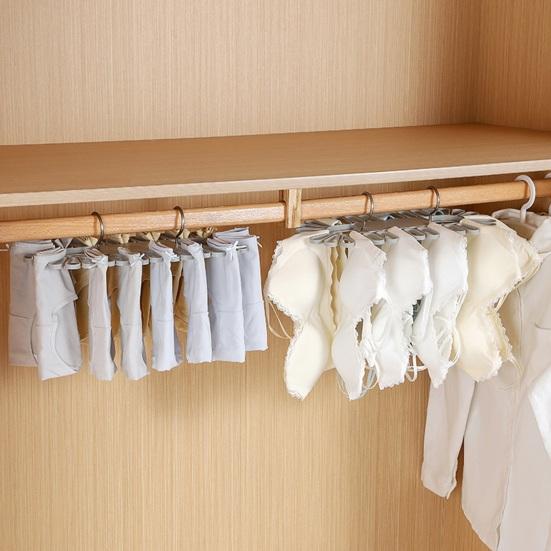 Sock Drying Rack with 32 Clips Strong Load-bearing Foldable Design Multipurpose Socks Underwear Laundry Hanging Rack