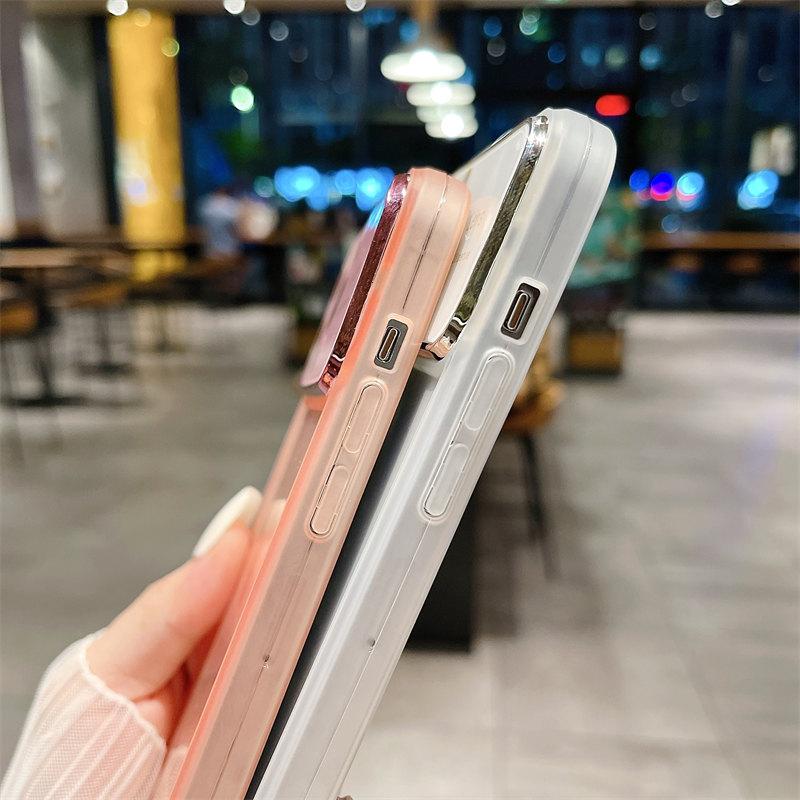 Роскошный чехол для телефона из ТПУ с большим окном и линзами для iPhone 14 13 12 11 Pro Max, универсальный защитный чехол от падения