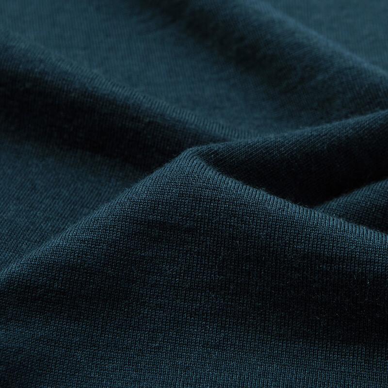 Hodo Men's 100% Wool Machine Washable Polo Sweater