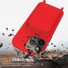 For iPhone 14 Pro Max Case Card Slot Liquid Silicone Phone Shell with Lanyard