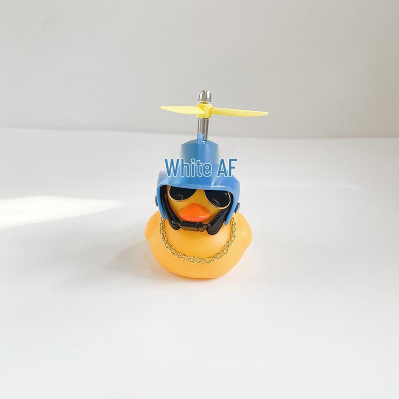 Wind-Resistant Electric Yellow Duck Dashboard Ornament
