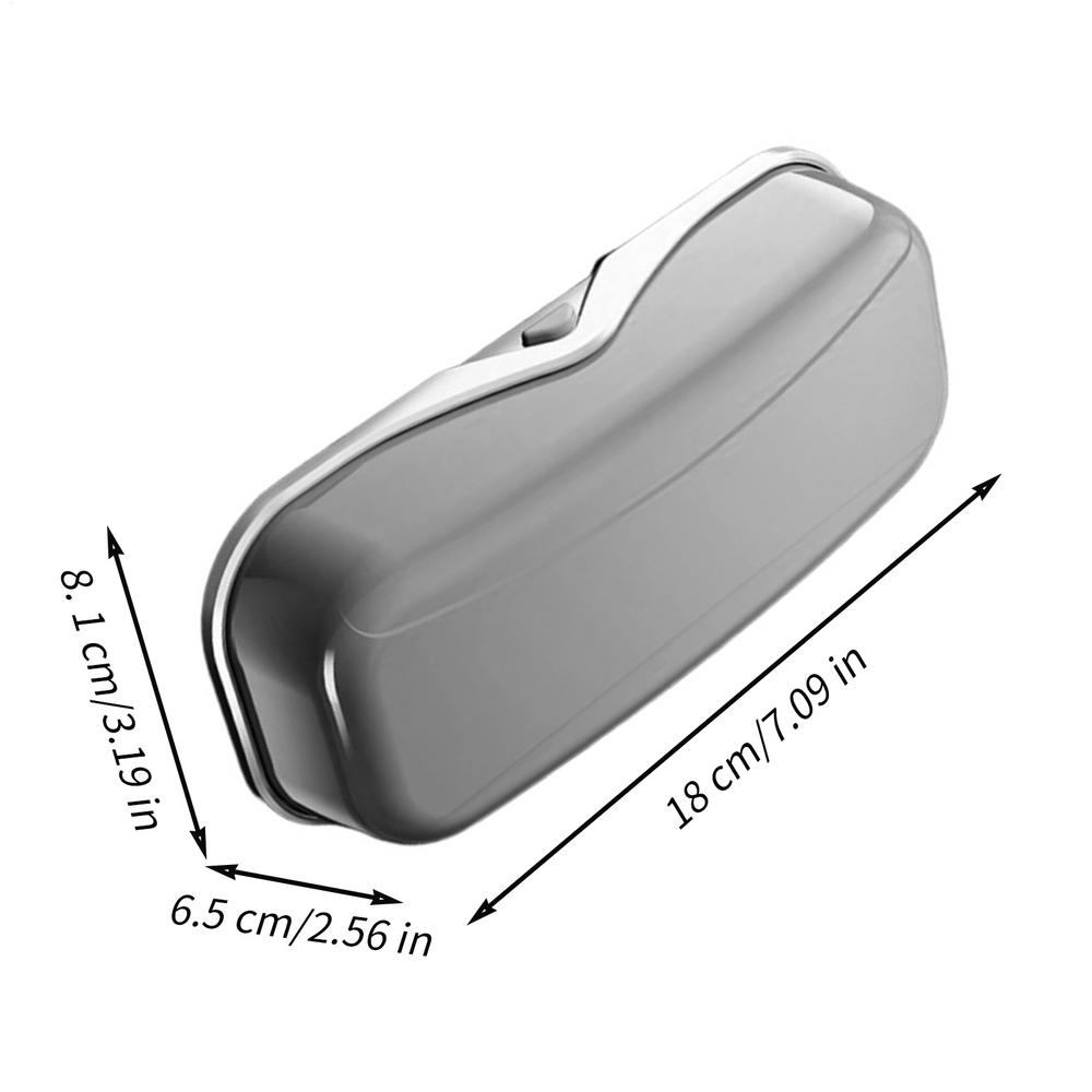 Держатель для солнцезащитных очков на козырек автомобиля, держатель для очков, ударопрочный протектор, органайзер, чехол-коробка для очков для повседневного использования, на открытом воздухе, в путешествиях, на пляже