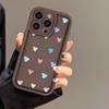 Милый чехол для телефона с узором в виде сердечек для iPhone 17 Air 16 e 15 14 13 12 11 Pro Max Plus Mini SE 2020 2022 Мягкая задняя крышка