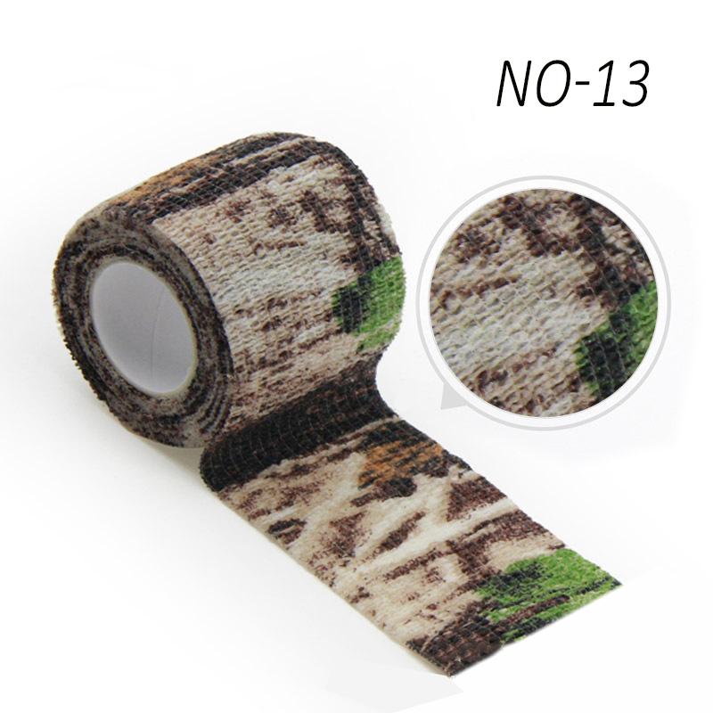4.8m Camouflage Elastic Wrap Tape Hunt Disguise Elastoplast Self Adhesive Sports Protector Knee Finger Ankle Athletic Bandage
