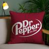Вишневый напиток D-Dr-P-Pepper Наволочка Диван Короткий Плюш Двусторонняя HD Печать Комната Домашний Офис Подарок Чехол для Подушки