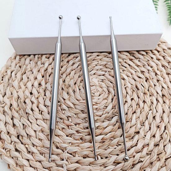 Useful Sturdy Ease Tension Acupoint Massage Pen Stainless Steel Face Reflexology Tool Stick Body Care Supplies