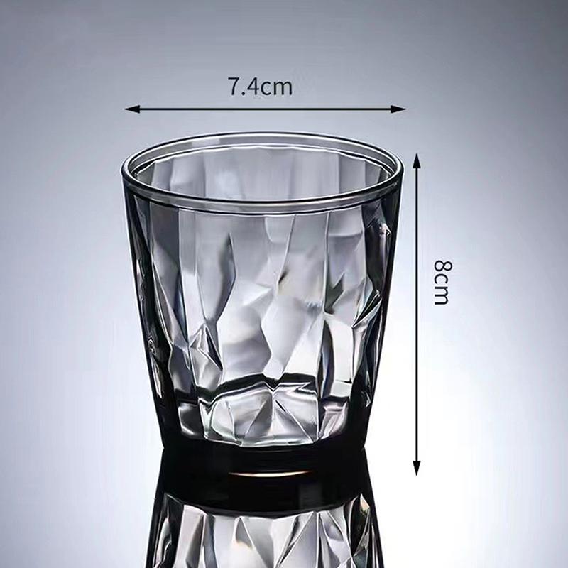 1 шт. Акриловый стакан для питья Небьющийся стакан для воды Небьющийся Многоразовый Бокал для пива Шампанского Можно мыть в посудомоечной машине для вечеринки