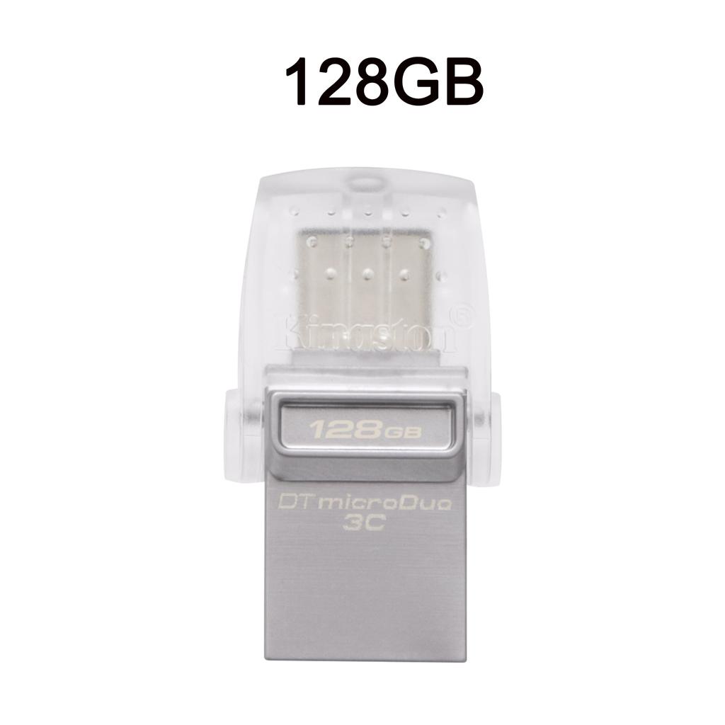 Kingston USB-накопитель DataTraveler MicroDuo 3C Флэш-накопитель USB типа C и USB типа A