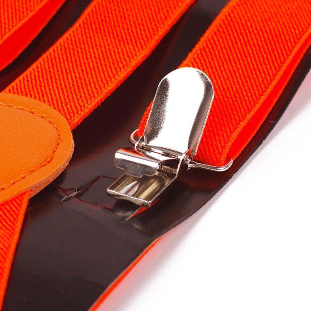 Y Back Style Men Women Leather Unisex Suspenders Elastic Adjustable Straps Suspenders Braces