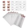 8pcs Tattoo Eyebrow Sticker Waterproof Breathable Long Lasting False Eyebrows Tattoo Tool