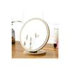 Стильный дизайн, регулируемый наклон, 20 см, круглое настольное деревянное зеркало для макияжа, нет: 3