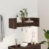 VidaXL Wall Shelf Brown Oak 100x35x30.5 Cm Engineered Wood, Cube Wall Shelf, Cube Organizer, Shelf 848464